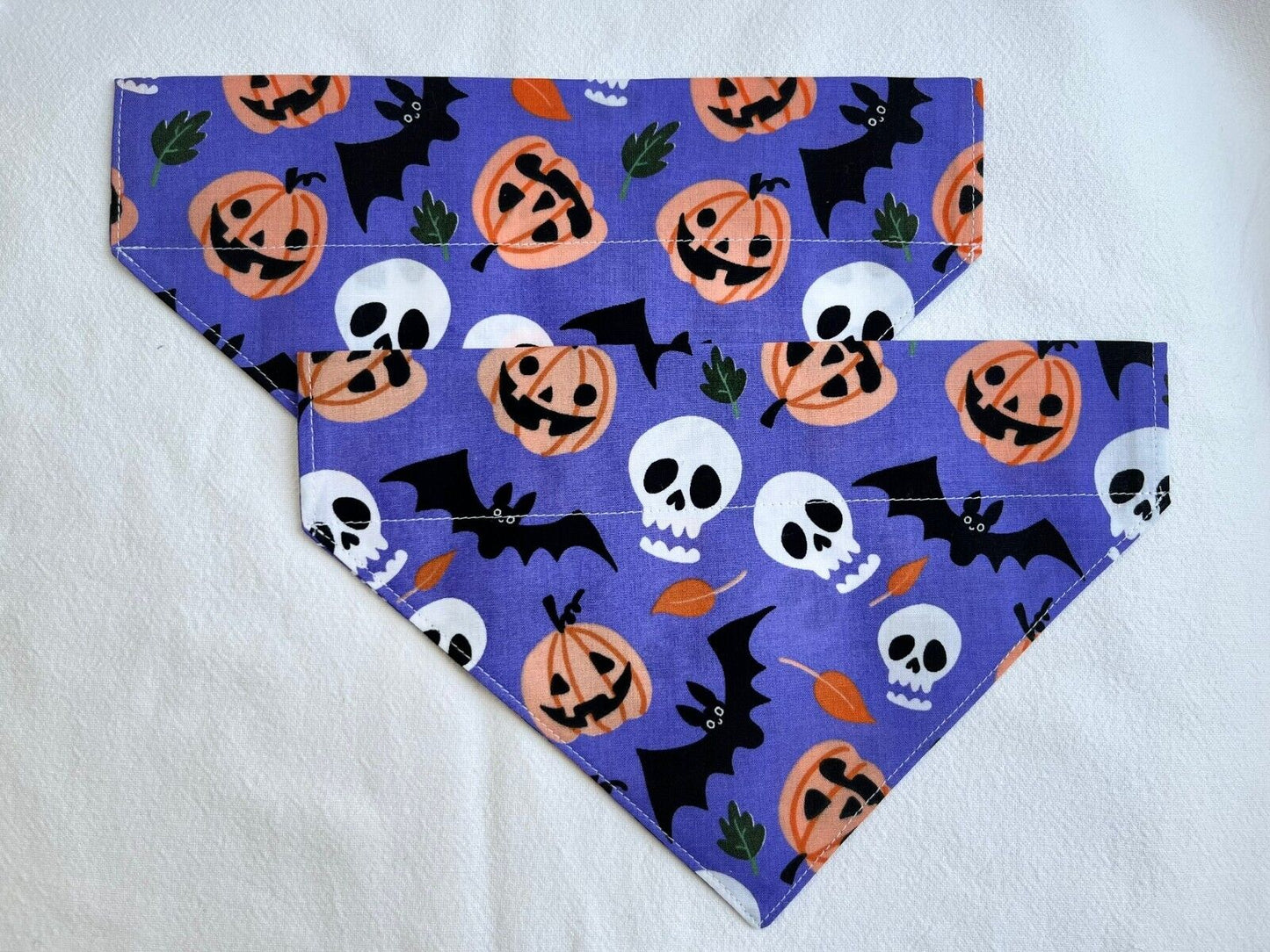 Halloween Dog Collar Accessories Bow & Bandana Handmade in UK. Multi Sizes