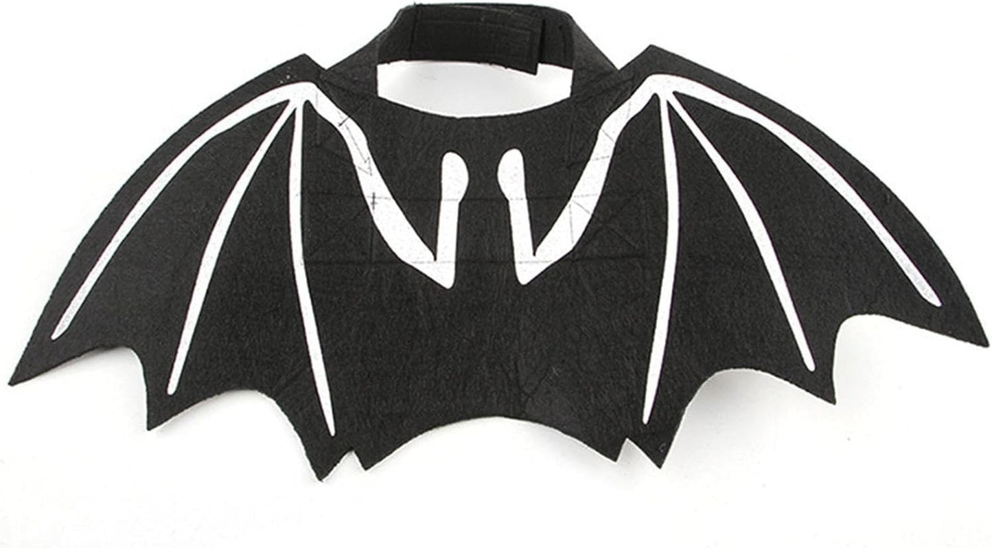 Bat Wings Dog Costume, Glow in the Dark Pet Cosplay Outfit, Halloween or Party