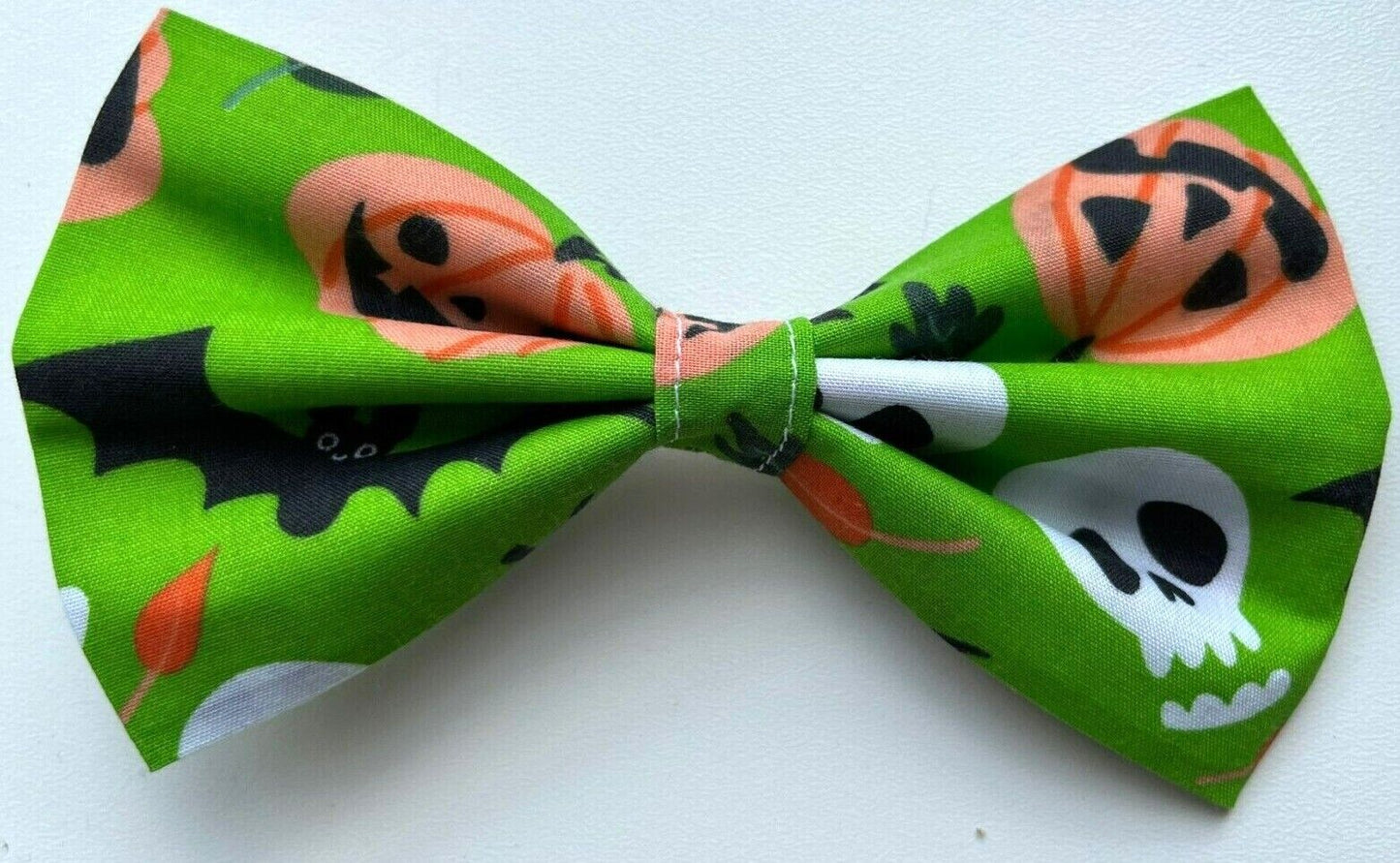Halloween Dog Collar Accessories Bow & Bandana Handmade in UK. Multi Sizes