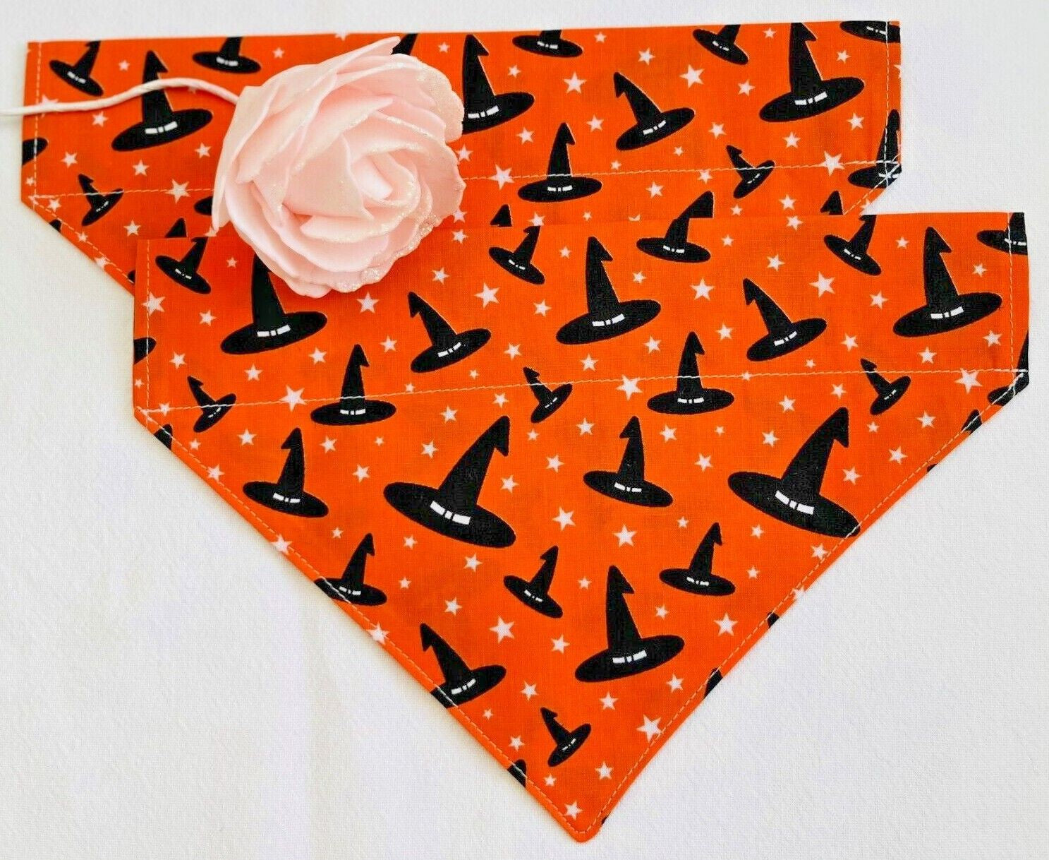 Halloween Dog Collar Accessories Bow & Bandana Handmade in UK. Multi Sizes