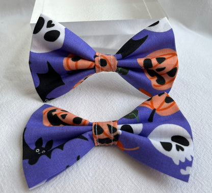 Halloween Dog Collar Accessories Bow & Bandana Handmade in UK. Multi Sizes