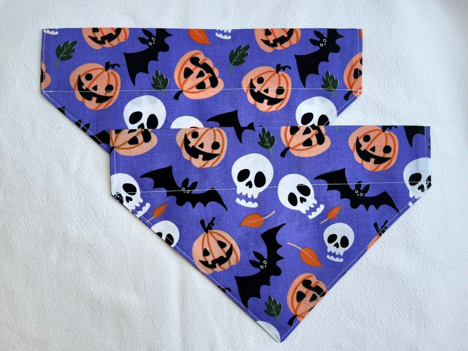 Halloween Dog Collar Accessories Bow & Bandana Handmade in UK. Multi Sizes