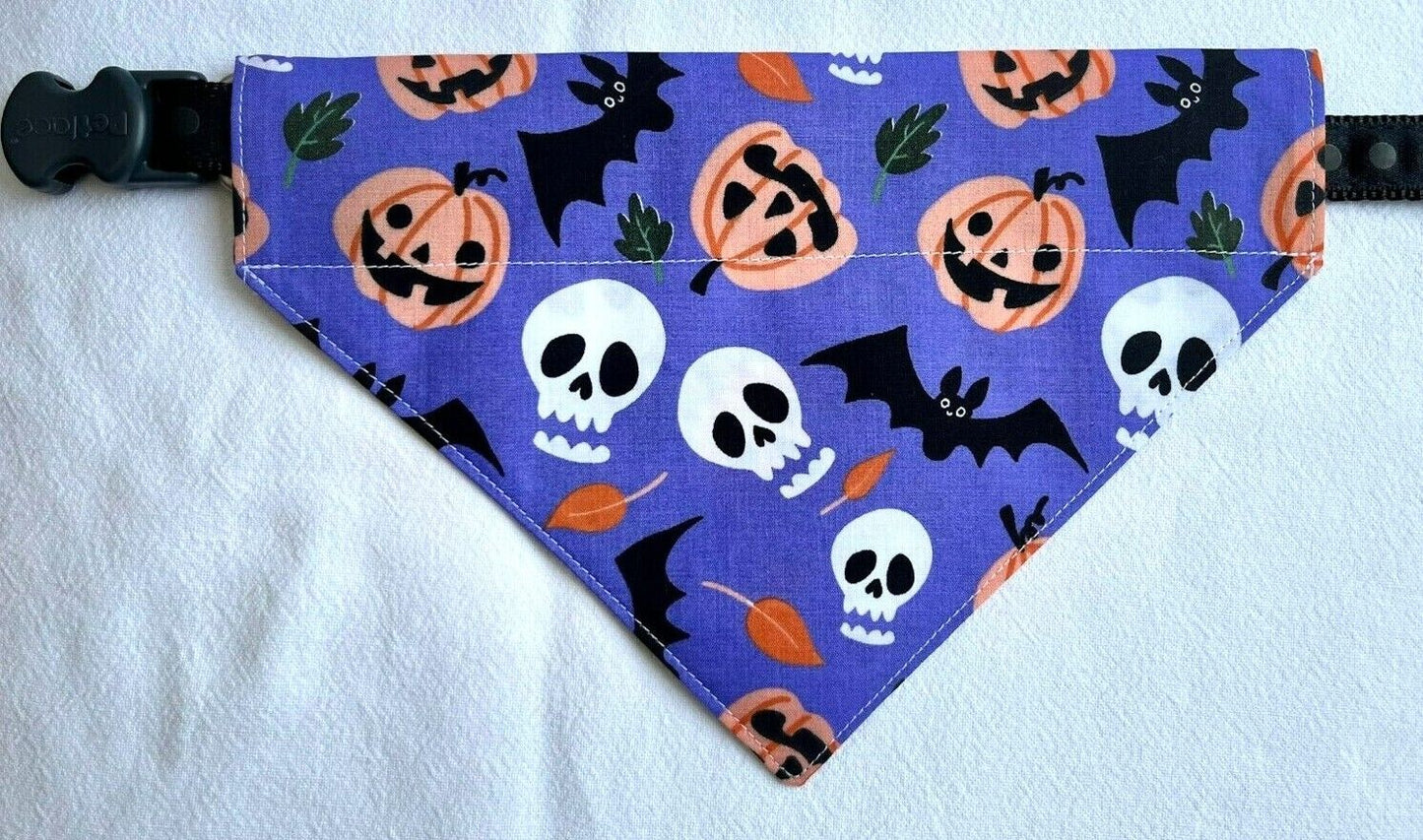 Halloween Dog Collar Accessories Bow & Bandana Handmade in UK. Multi Sizes