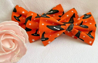 Halloween Dog Collar Accessories Bow & Bandana Handmade in UK. Multi Sizes