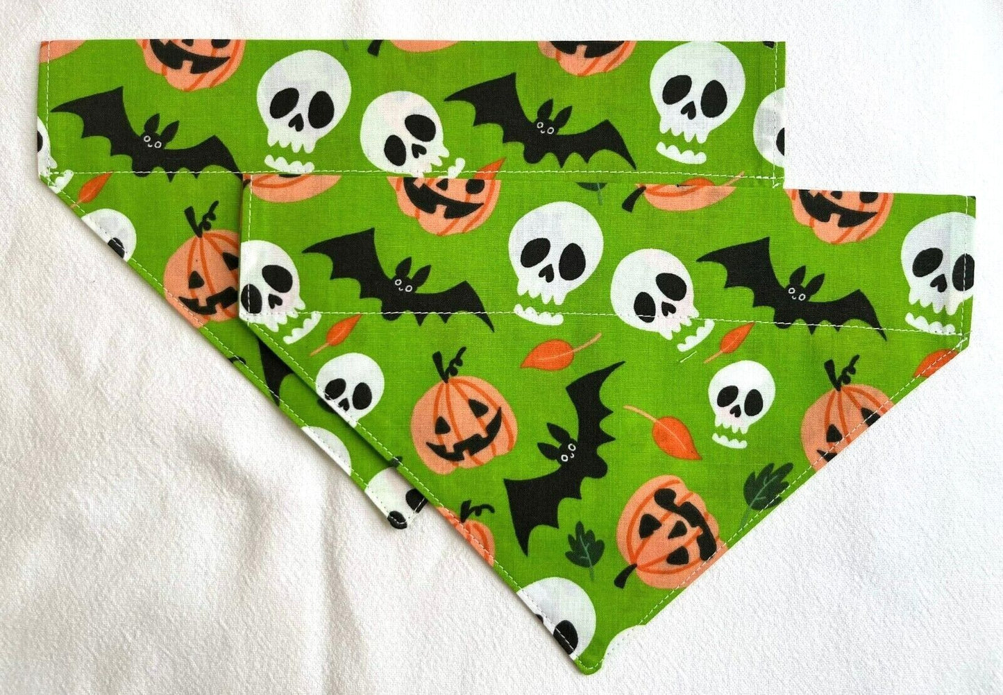 Halloween Dog Collar Accessories Bow & Bandana Handmade in UK. Multi Sizes