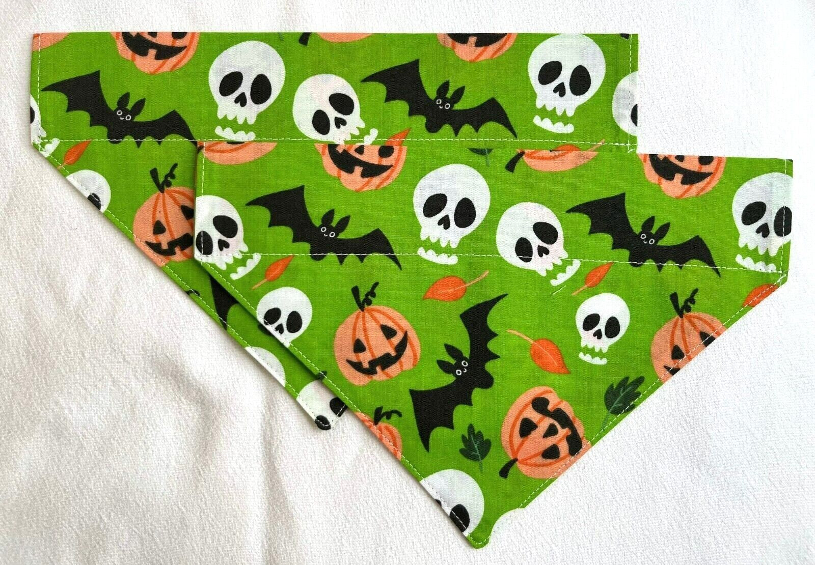 Halloween Dog Collar Accessories Bow & Bandana Handmade in UK. Multi Sizes