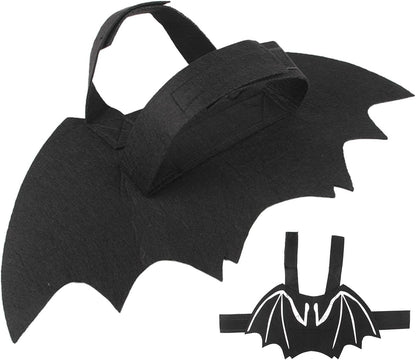 Bat Wings Dog Costume, Glow in the Dark Pet Cosplay Outfit, Halloween or Party